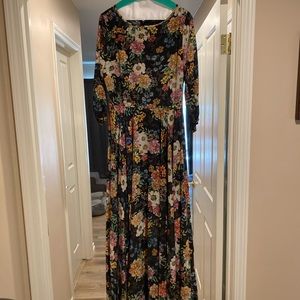 Beautiful Floor Length Dress from Anthropologie